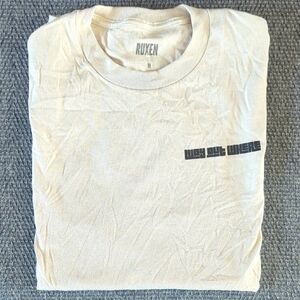 Cream Graphic Tee for Men
